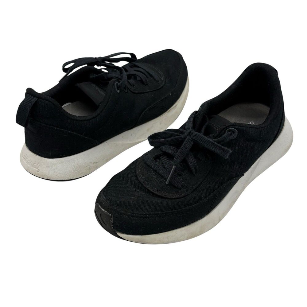 Allbirds Courier Canvas Sneakers Ripstop Organic Mens Size 9 Deep Navy Blue EUC